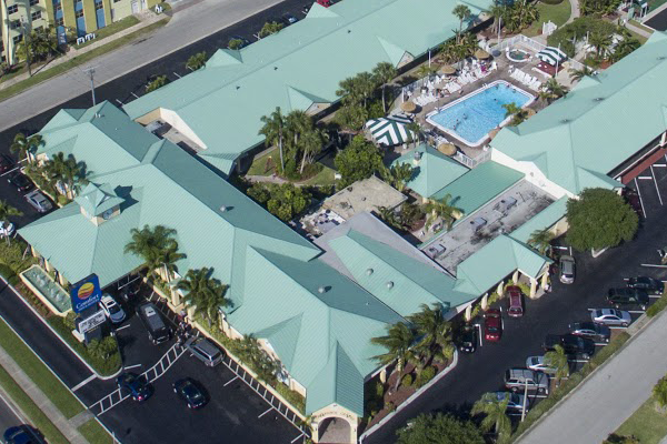 Comfort Inn in Cocoa Beach Metal Roof System